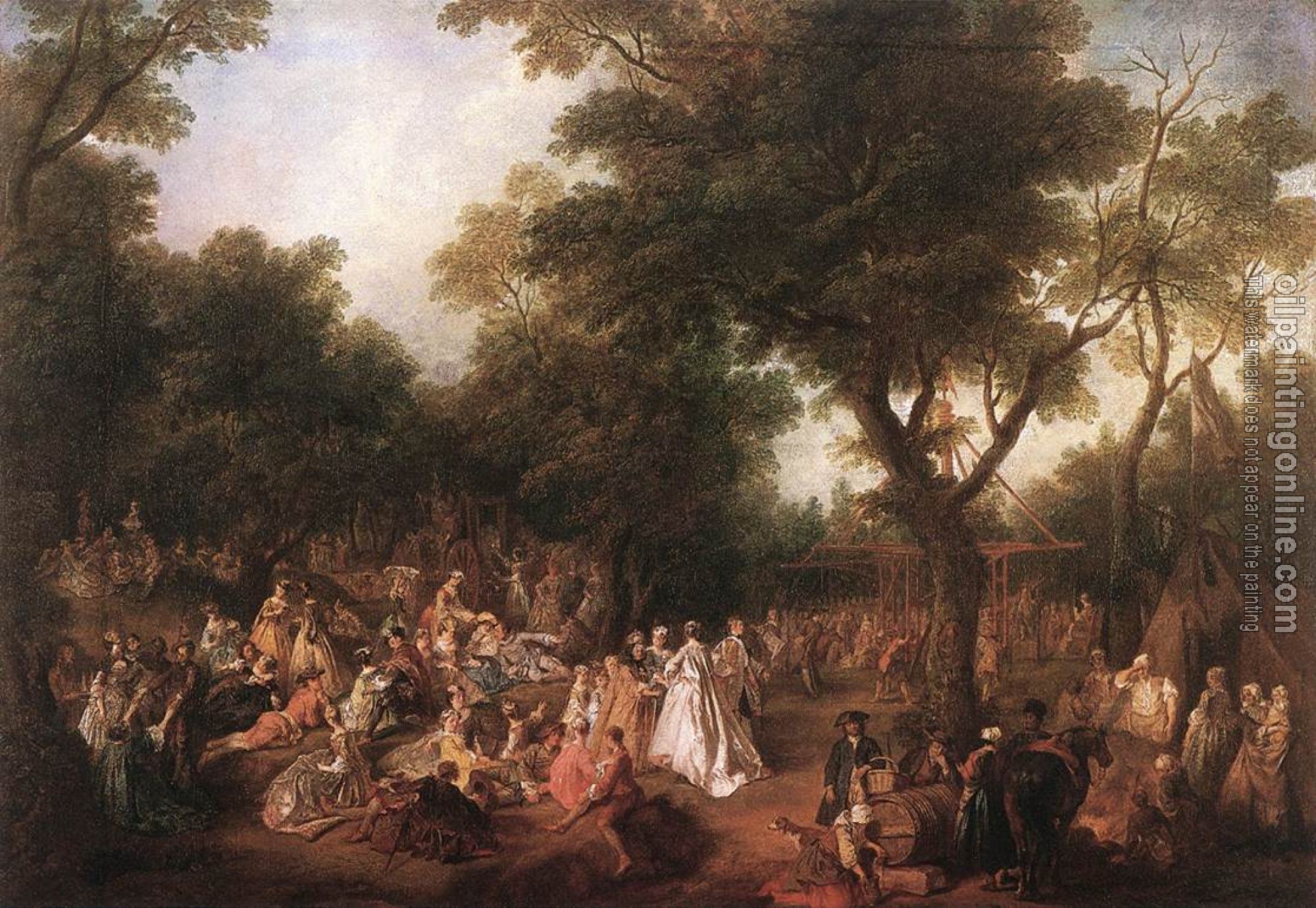 Lancret, Nicolas - Fete in a Wood